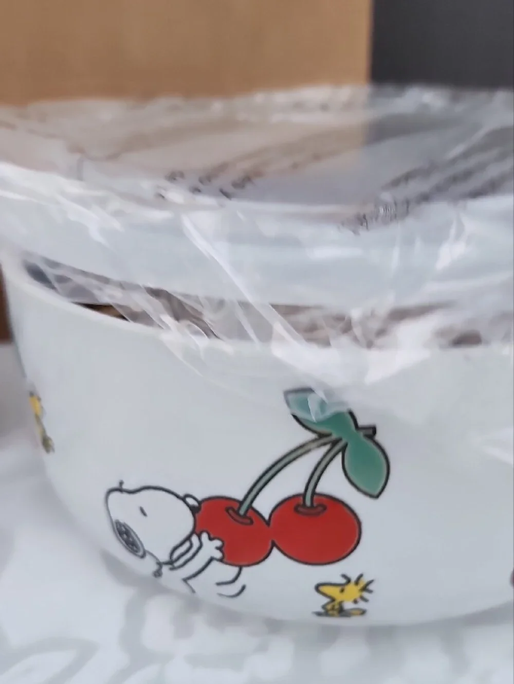 Peanuts Ceramic Food Storage Bowls